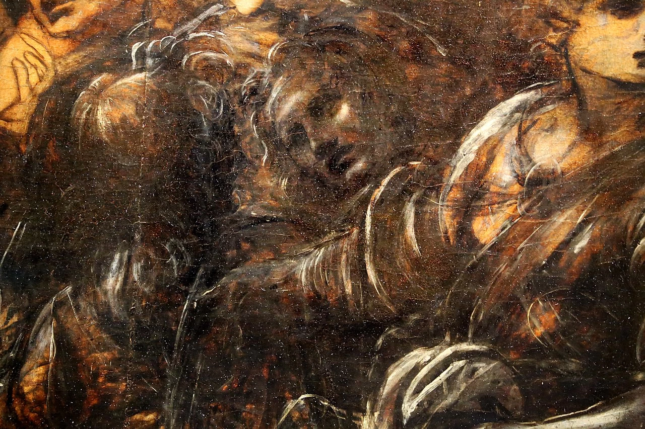 106-Adorazione dei magi-Galleria degli Uffizi, Firenze - dettaglio